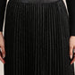 Angie Metallic Pleated Skirt