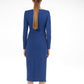 Carla Ruiz Blue Midi Dress-38/8-Fi&Co Boutique