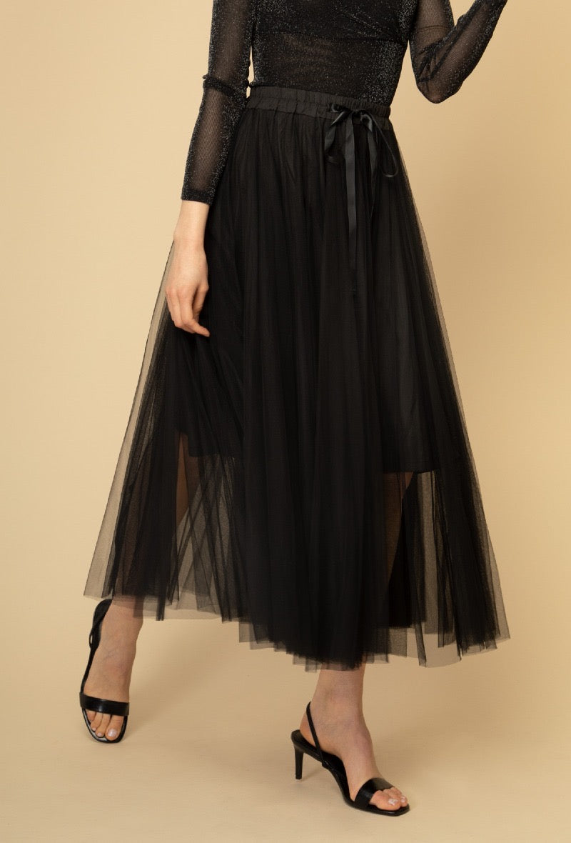 Carrie Tulle Skirt Black