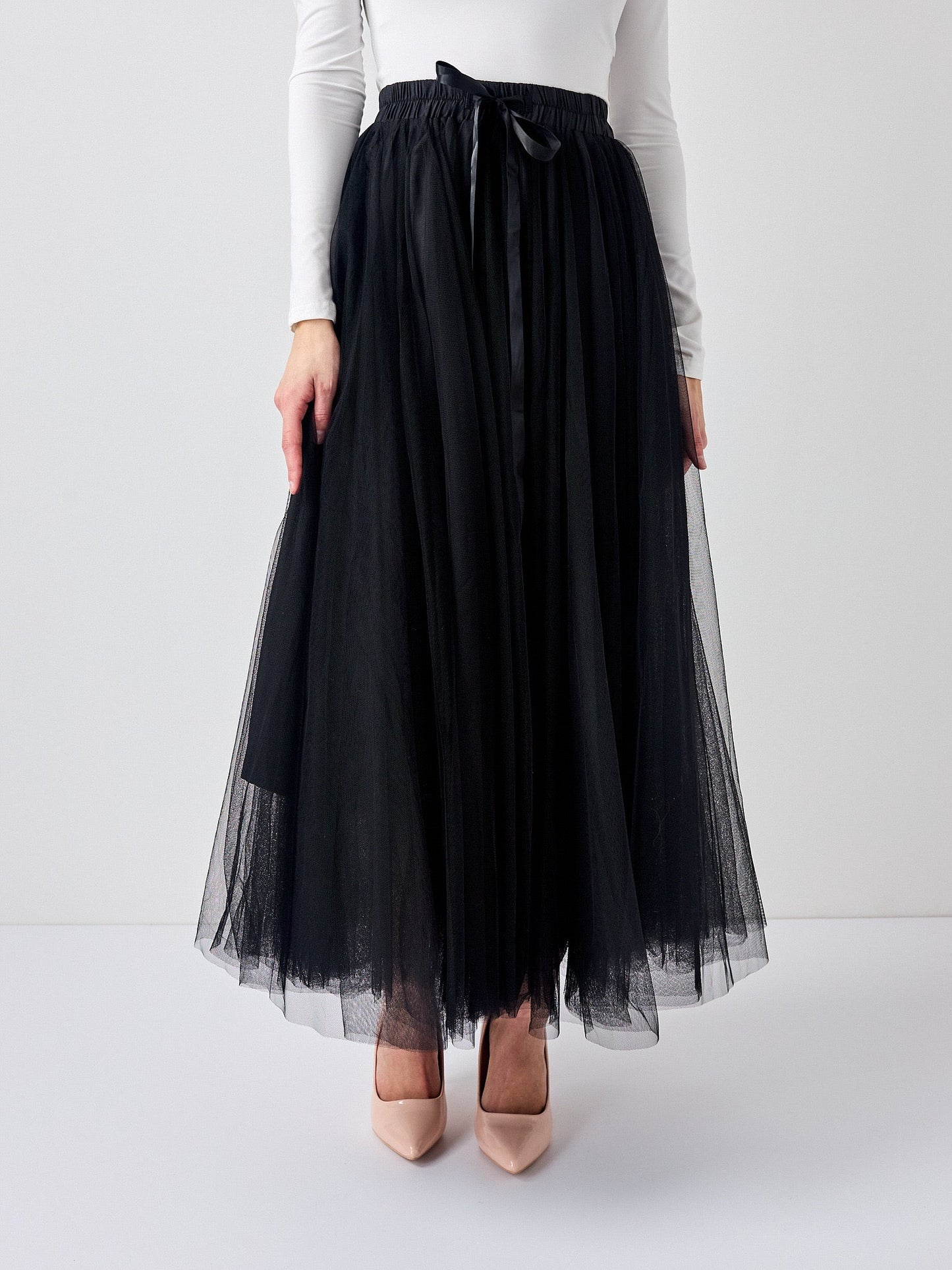 Carrie Tulle Skirt Black