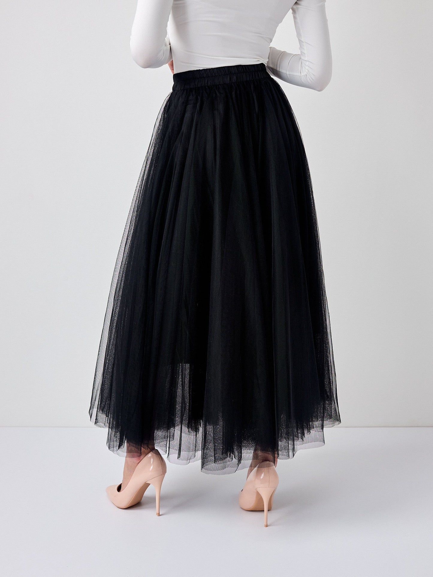 Carrie Tulle Skirt Black