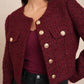 Kendra Cropped Tweed Jacket